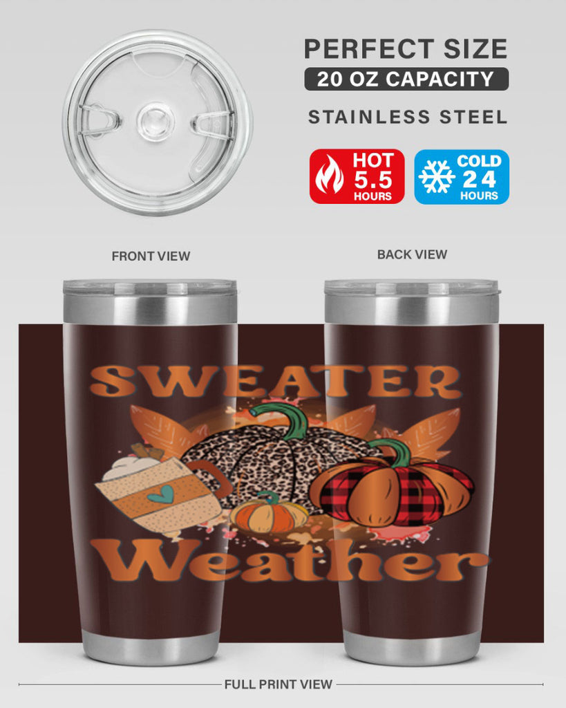 Sweater Weather 589#- fall- Tumbler