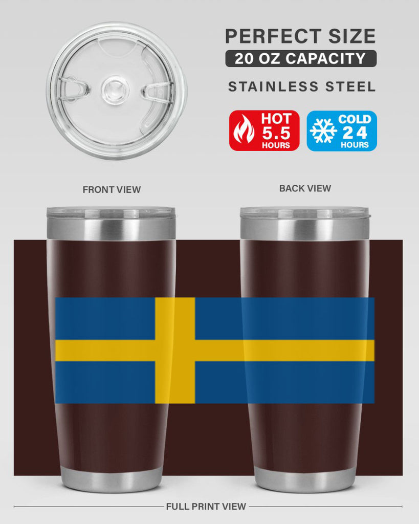 Sweden 29#- world flags- Tumbler