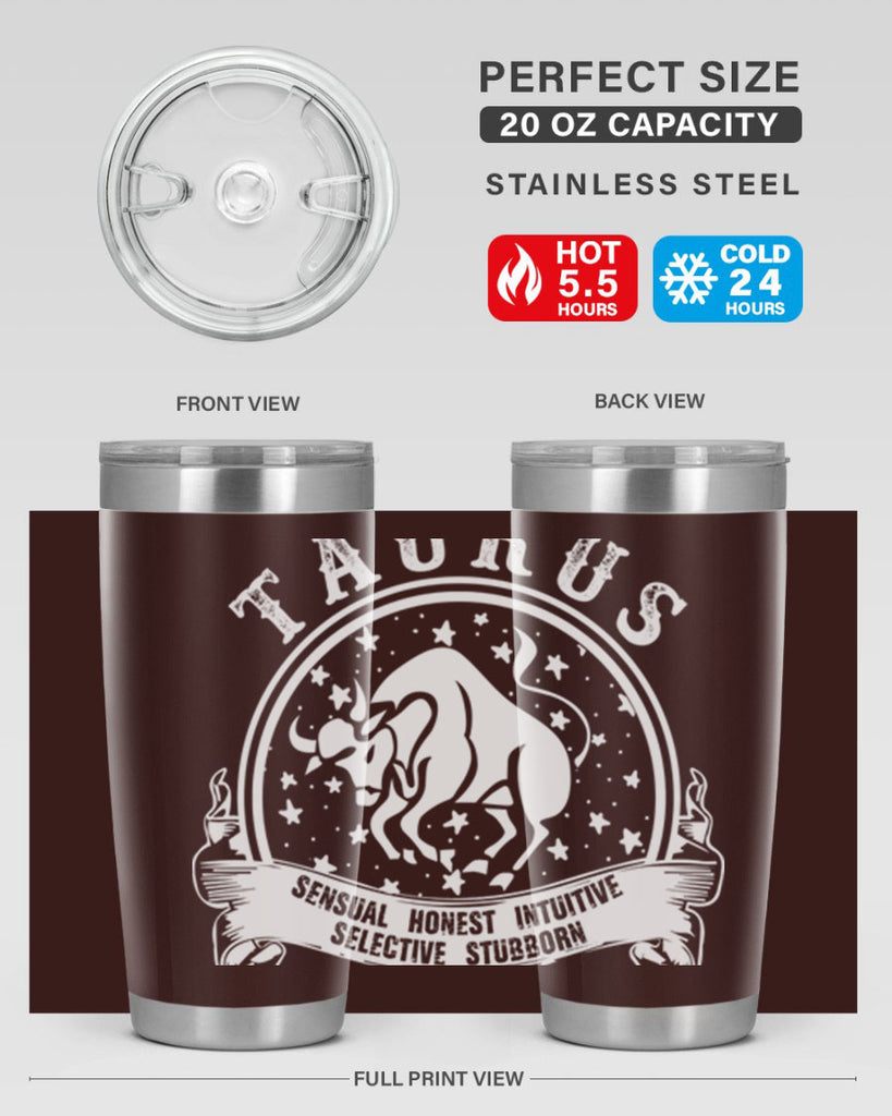 Taurus 6#- zodiac- Tumbler