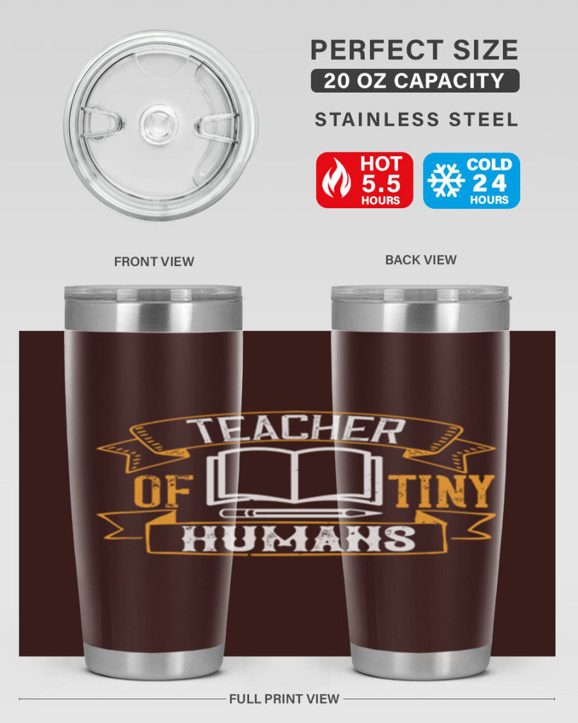 Teacher of tiny humans Style 15#- teacher- tumbler