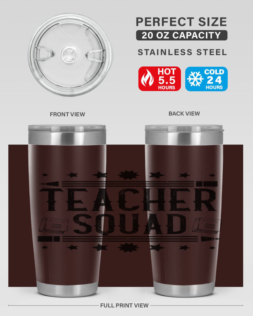 Teacher squad Style 14#- teacher- tumbler