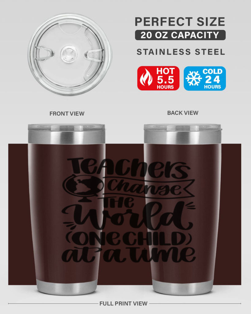 Teachers Change The Style 45#- teacher- tumbler