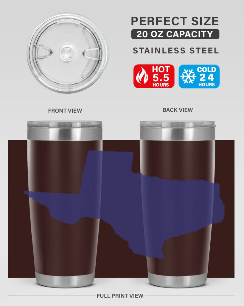 Texas 8#- stateflags- Tumbler