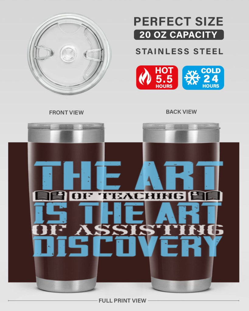 The art of teaching is the art of assisting discovery Style 15#- coaching- tumbler