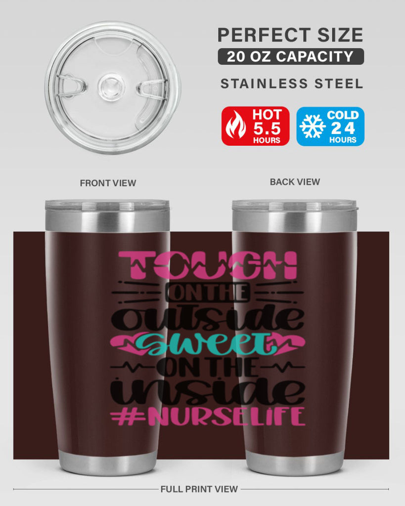 Tough On The Outside Style Style 15#- nurse- tumbler