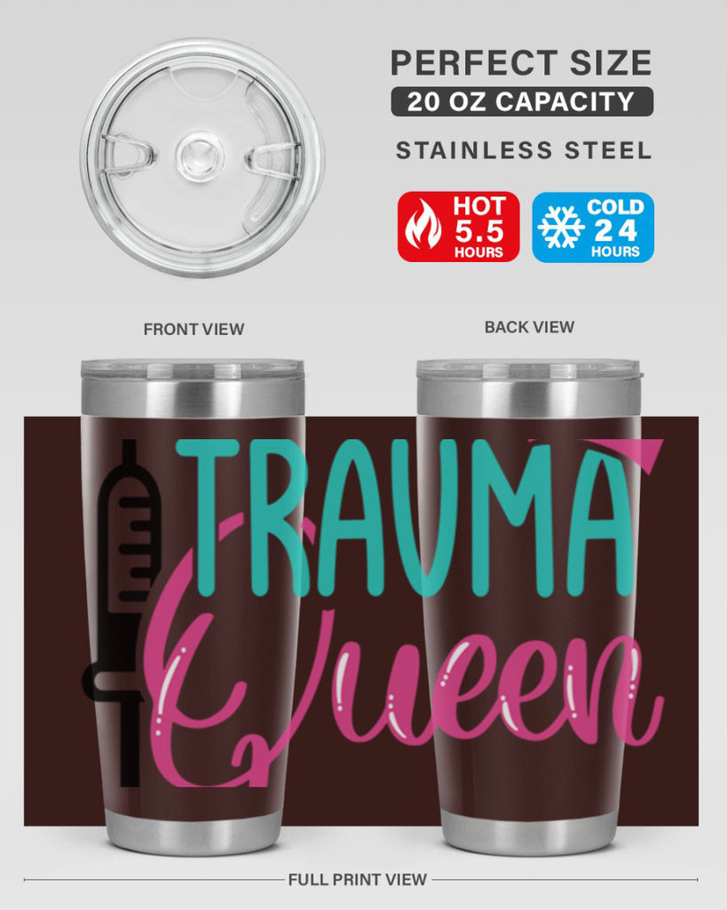 Trauma Queen Style Style 12#- nurse- tumbler