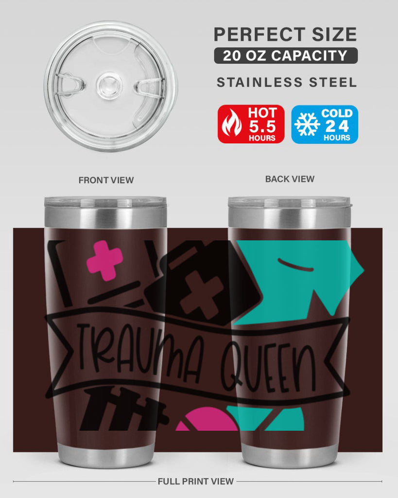 Trauma Queen Style Style 13#- nurse- tumbler