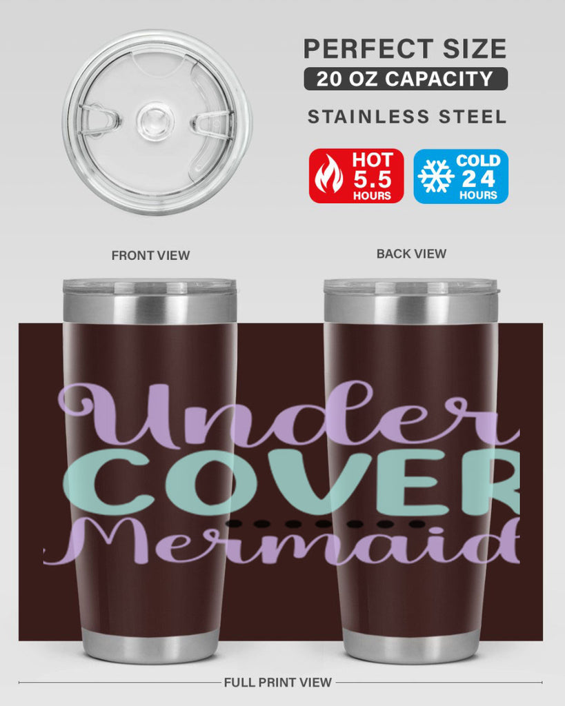 Under Cover Mermaid 639#- mermaid- Tumbler