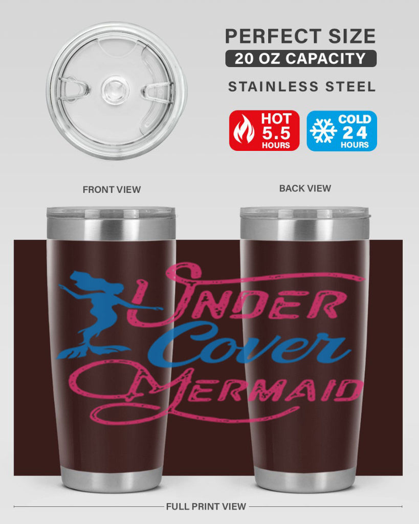 Under Cover Mermaid 640#- mermaid- Tumbler