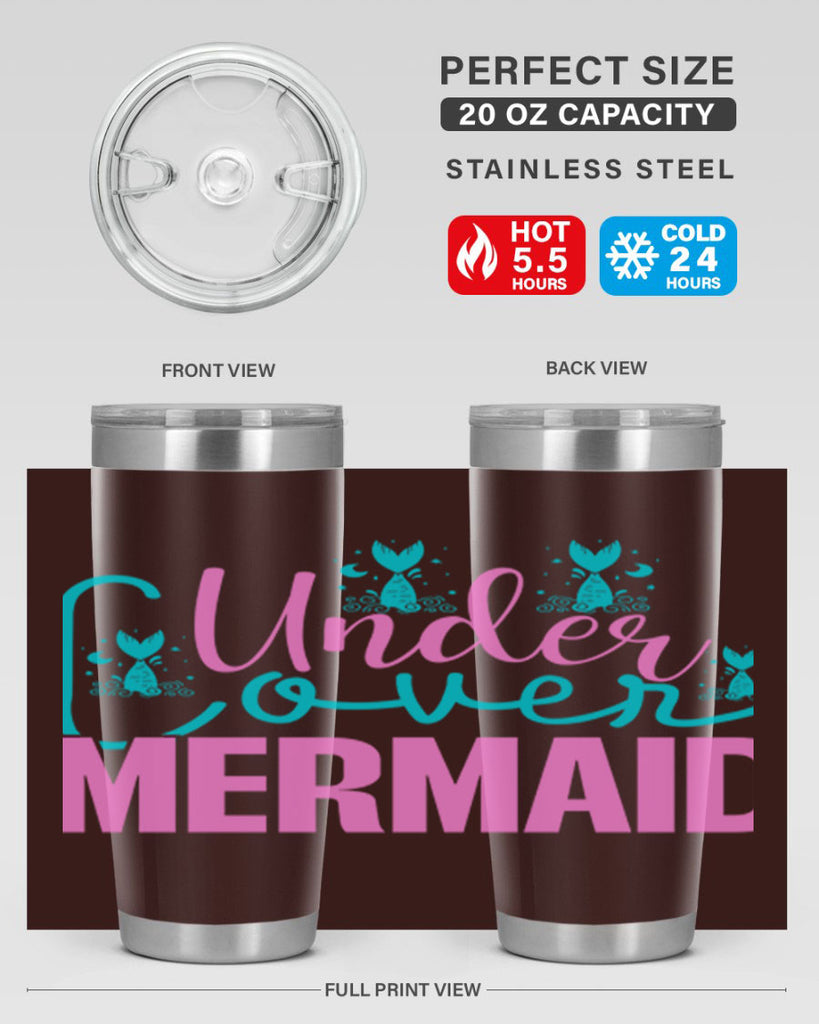 Under Cover Mermaid 643#- mermaid- Tumbler