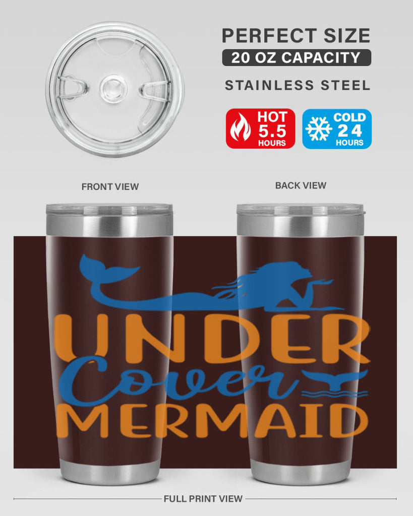 Under Cover Mermaid 644#- mermaid- Tumbler