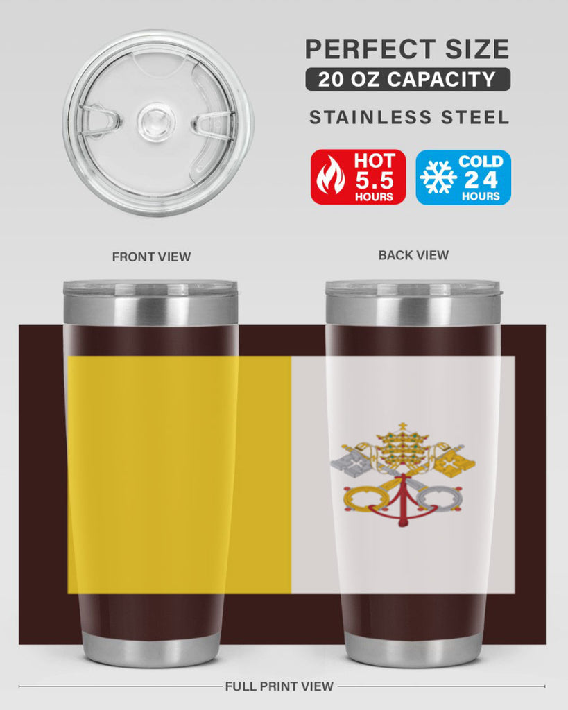 Vatican City 6#- world flags- Tumbler