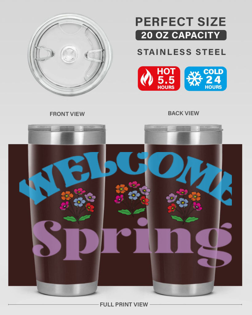 Welcome Spring  600#- spring- Tumbler