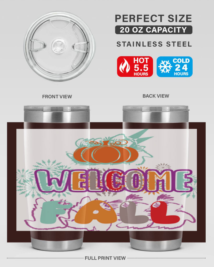 WelcomeFalldesign 638#- fall- Tumbler