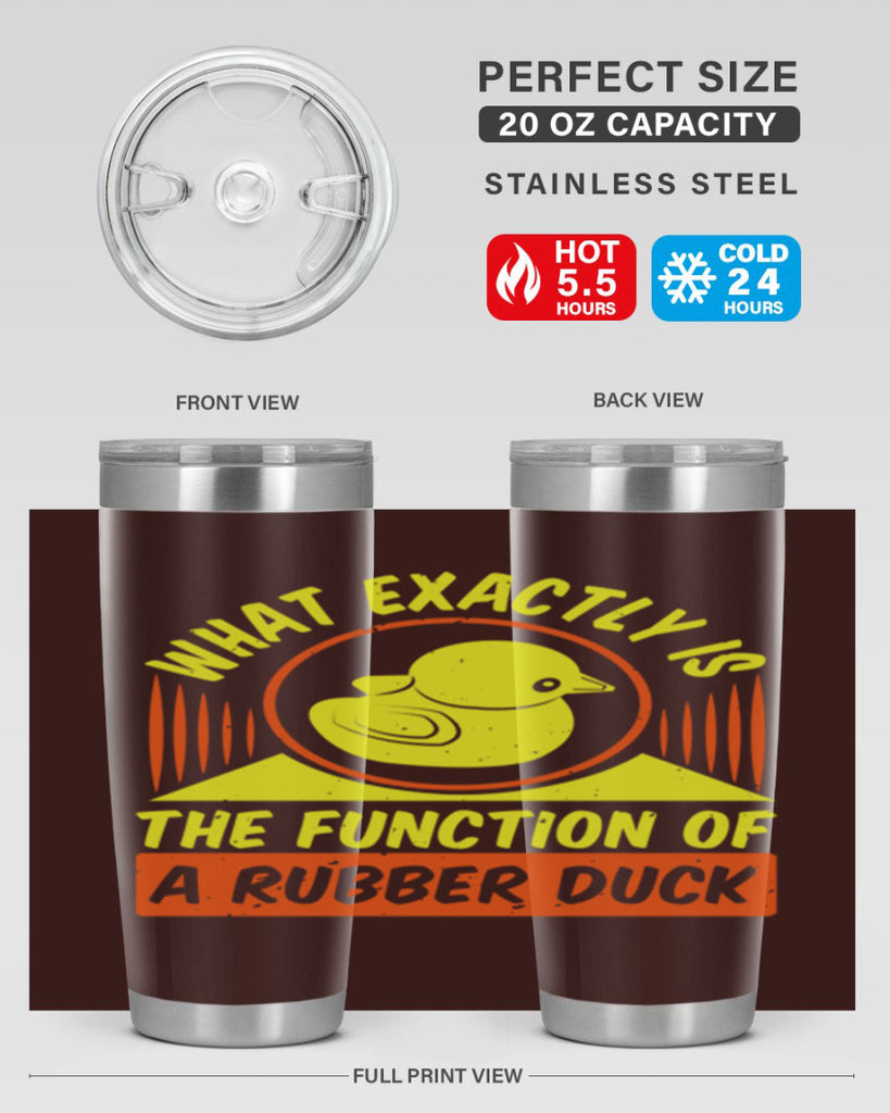 What exactly is the function of a rubber duck Style 10#- duck- Tumbler
