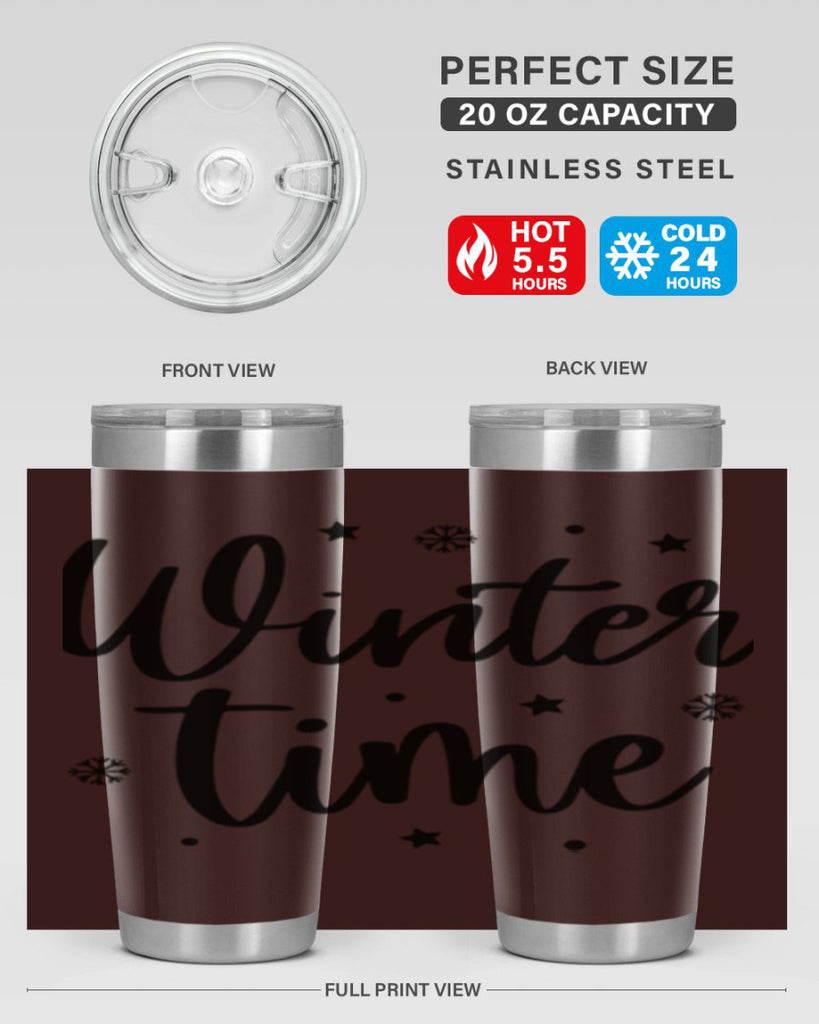 Winter Time 525#- winter- Tumbler