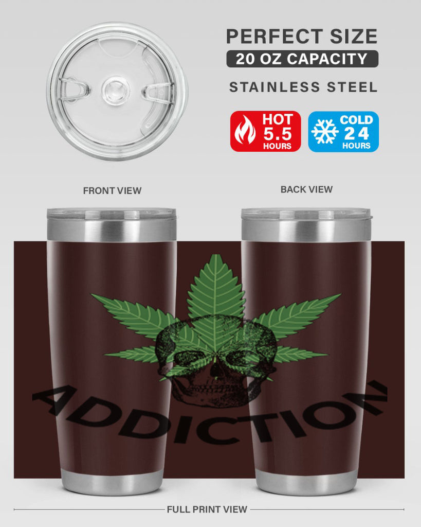 addiction cannabis 7#- marijuana- Tumbler