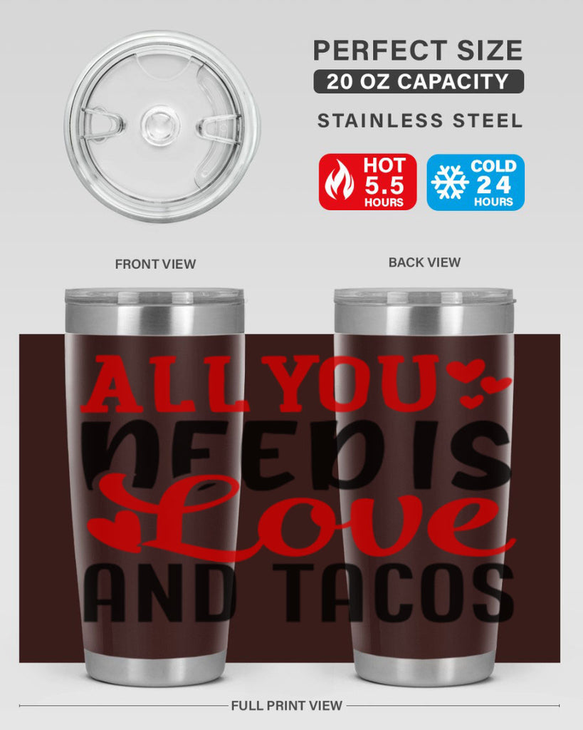 all you need is love and tacos 82#- valentines day- Tumbler