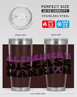 alzheimer s disease warrior 4#- alzheimers- Tumbler