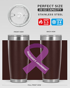 alzheimers awareness style 101#- alzheimers- Tumbler