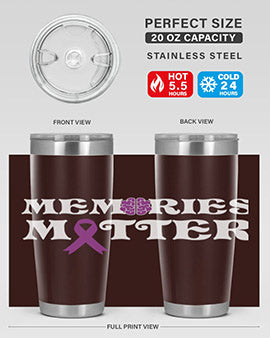 alzheimers awareness style 52#- alzheimers- Tumbler