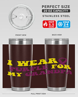 alzheimers awareness style 65#- alzheimers- Tumbler