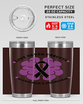 alzheimers awareness style 95#- alzheimers- Tumbler