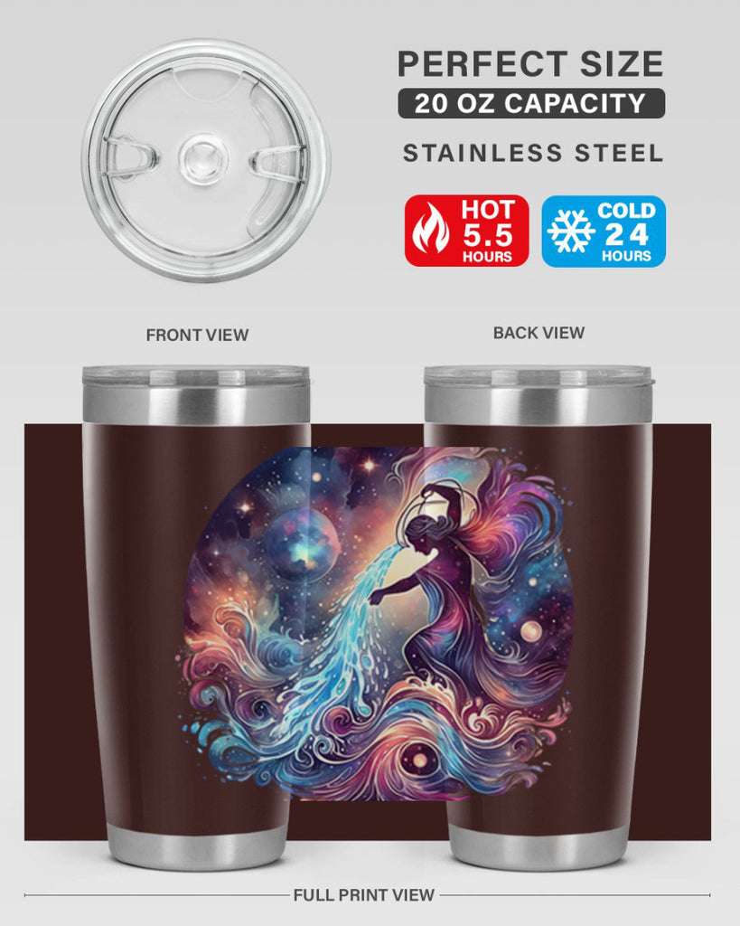 aquarius 79#- zodiac- Tumbler