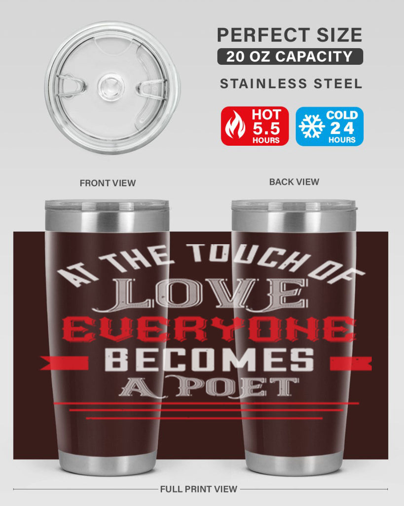at the touch of love 69#- valentines day- Tumbler
