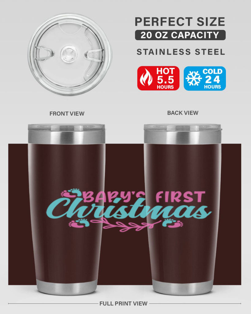 babys first christmas Style 287#- baby- tumbler