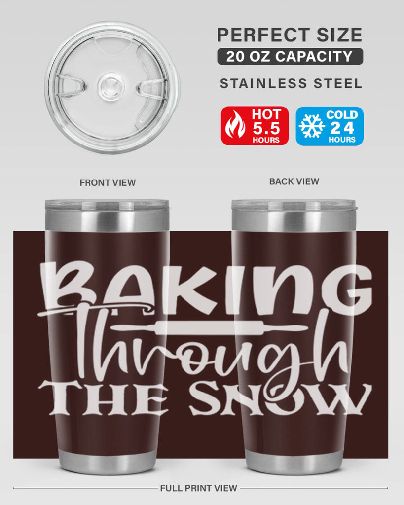 baking through the snow 52#- kitchen- Tumbler