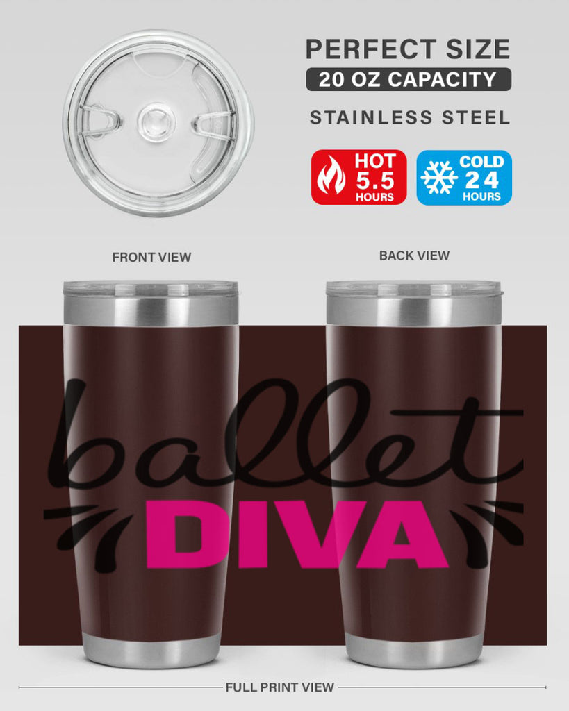 ballet diva 3#- ballet- Tumbler