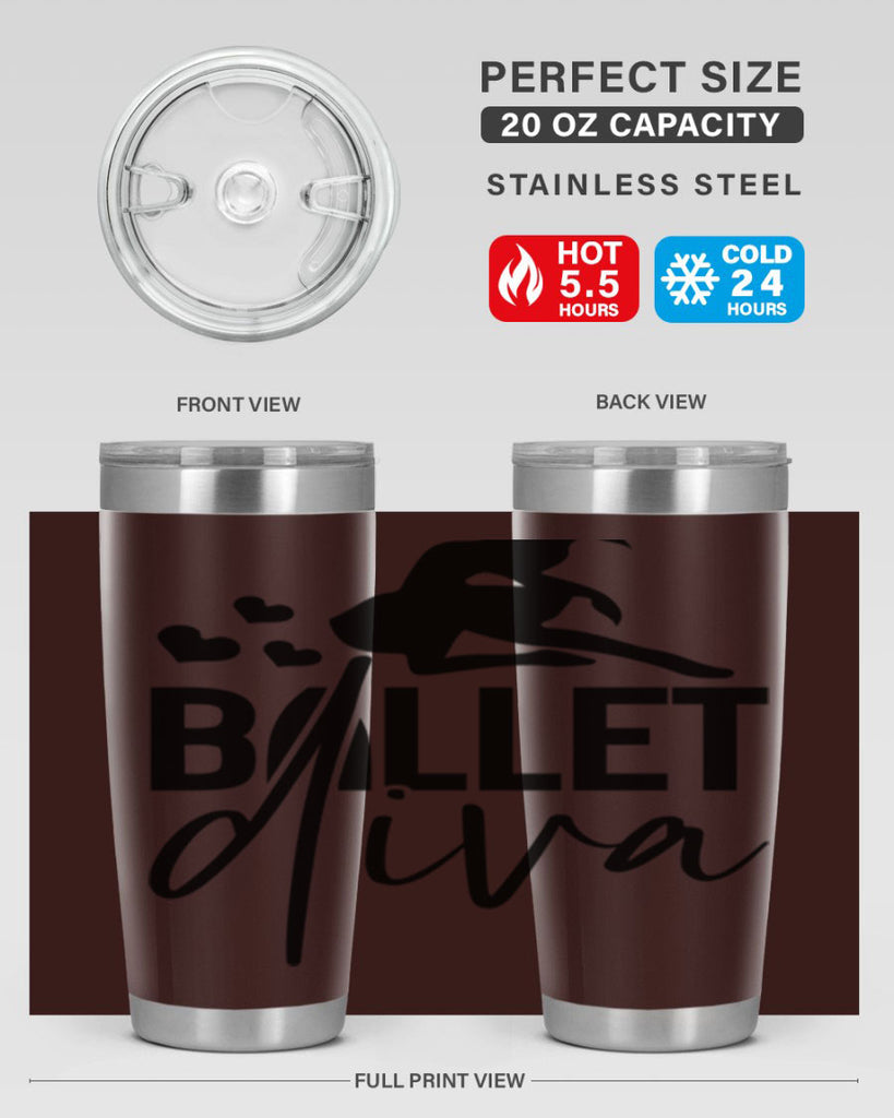 ballet diva 4#- ballet- Tumbler