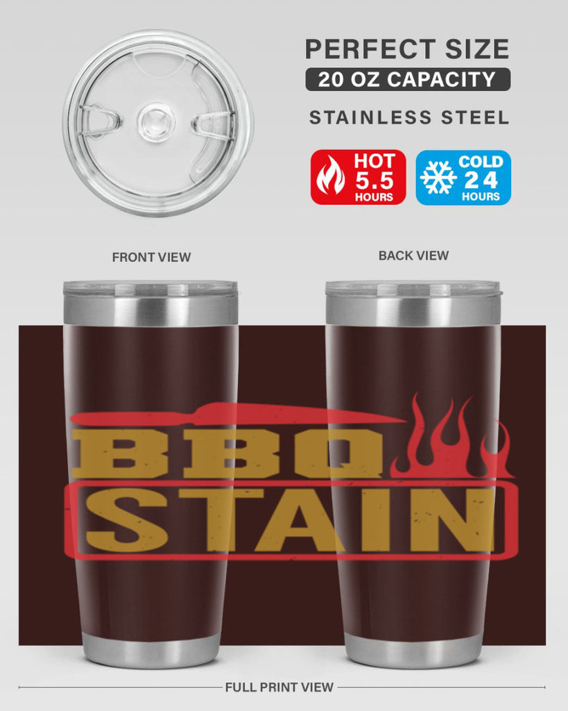 bbq stain 3#- bbq- Tumbler