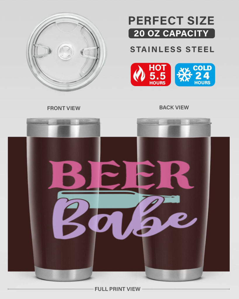 beer babe 135#- beer- Tumbler