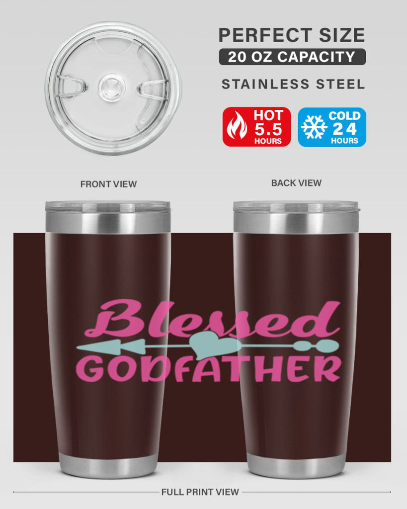 blessed godfather 4#- God Parent- Tumbler