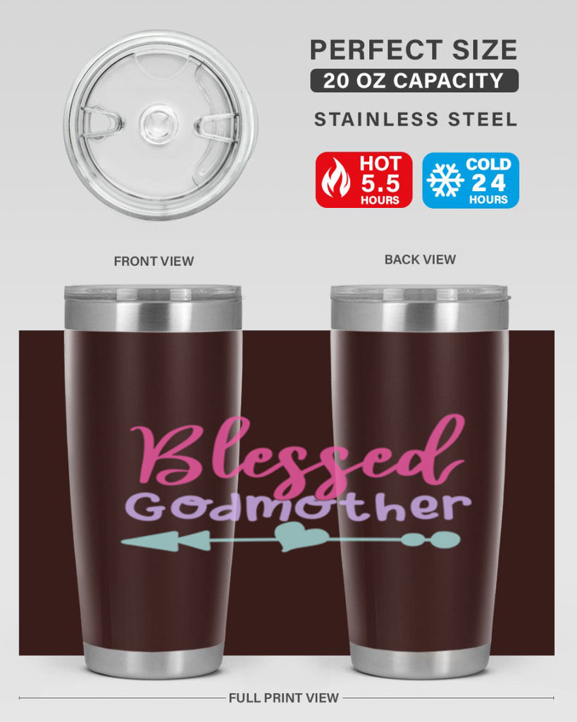 blessed godmother 2#- God Parent- Tumbler