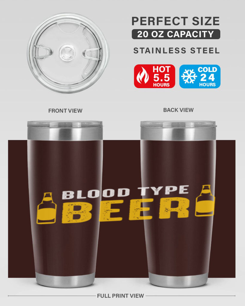 blood type beer 144#- beer- Tumbler