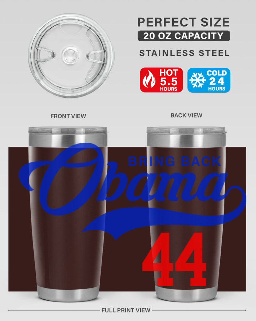 bring back obama jersey 191#- black words phrases- Cotton Tank