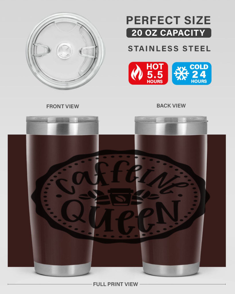 caffeine queen 185#- coffee- Tumbler