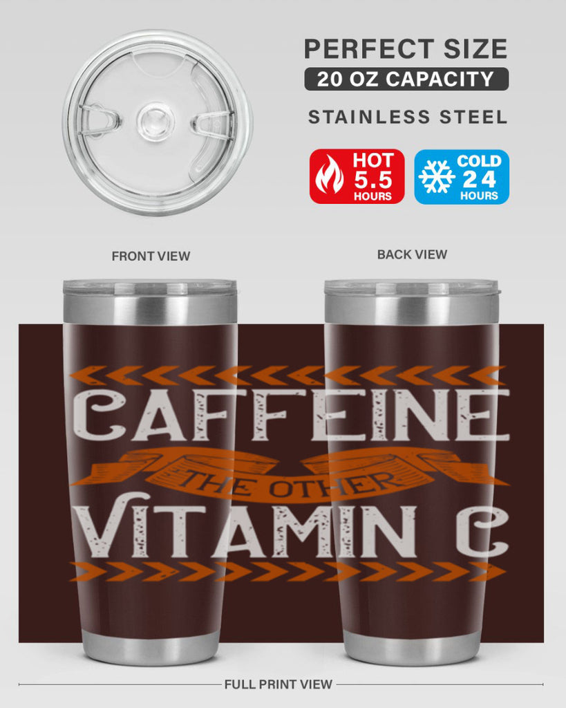 caffeinethe other vitamin c 195#- coffee- Tumbler