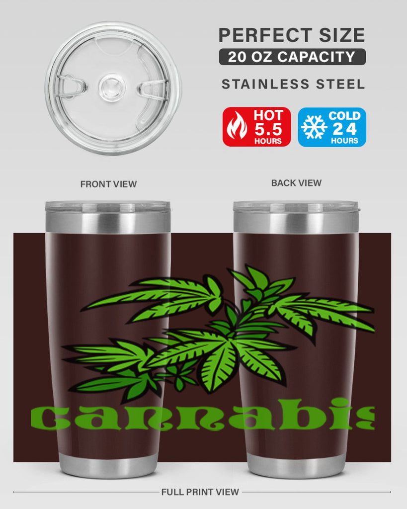 cannabis 38#- marijuana- Tumbler