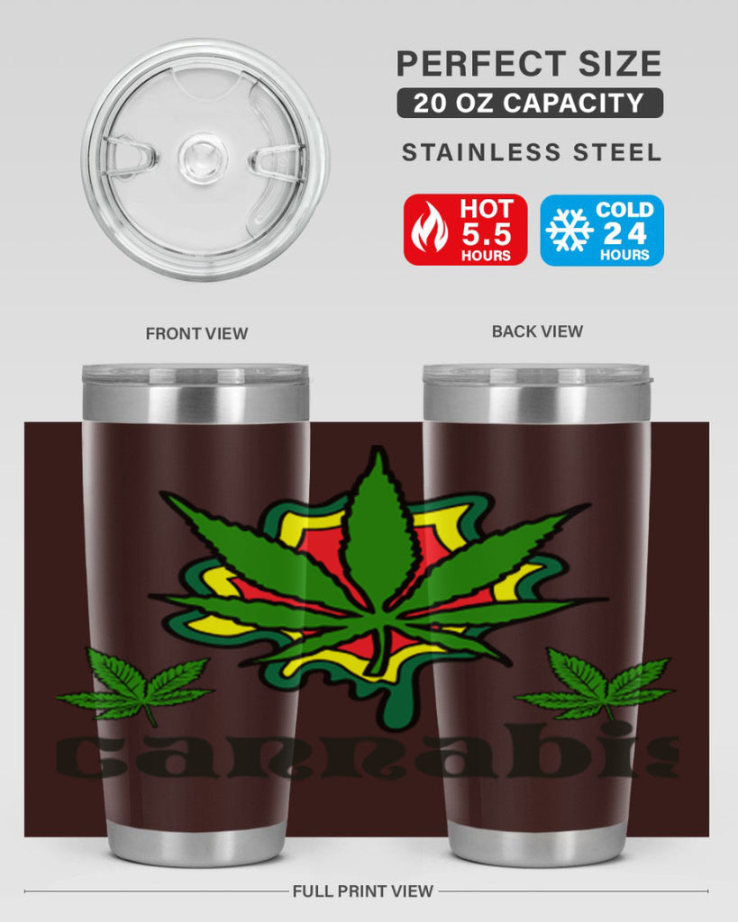 cannabis a 39#- marijuana- Tumbler