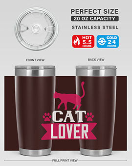 cat lover Style 32#- cat- Tumbler