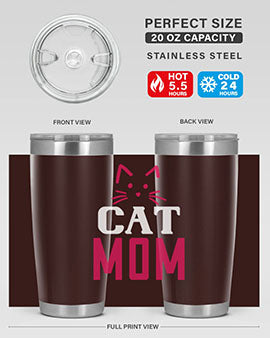 cat mom Style 34#- cat- Tumbler