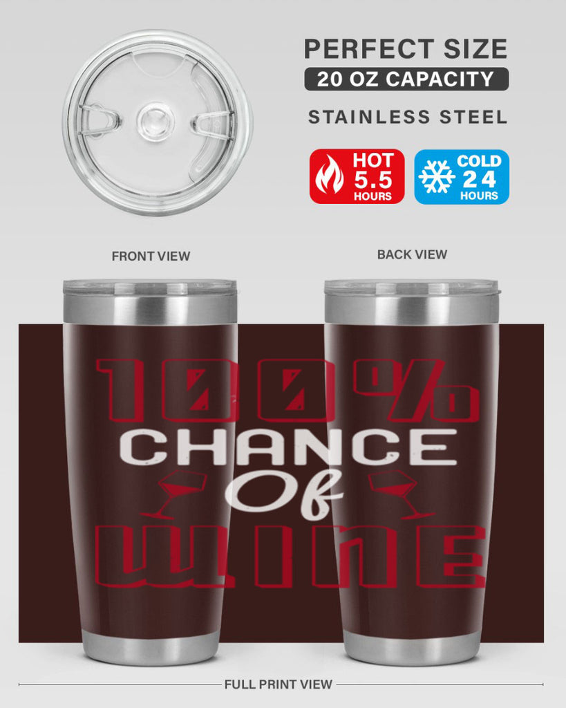 chance of wine 219#- wine- Tumbler