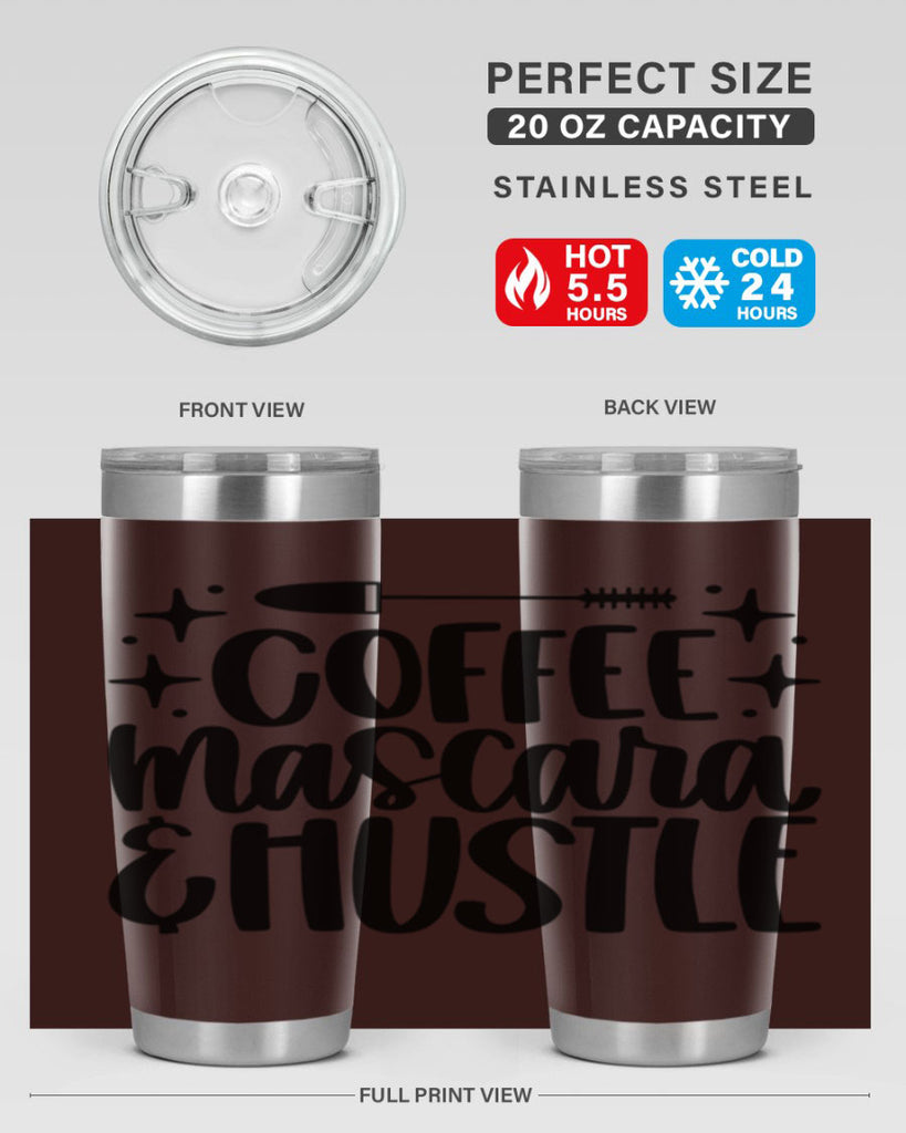 coffe mascara hustle 180#- coffee- Tumbler