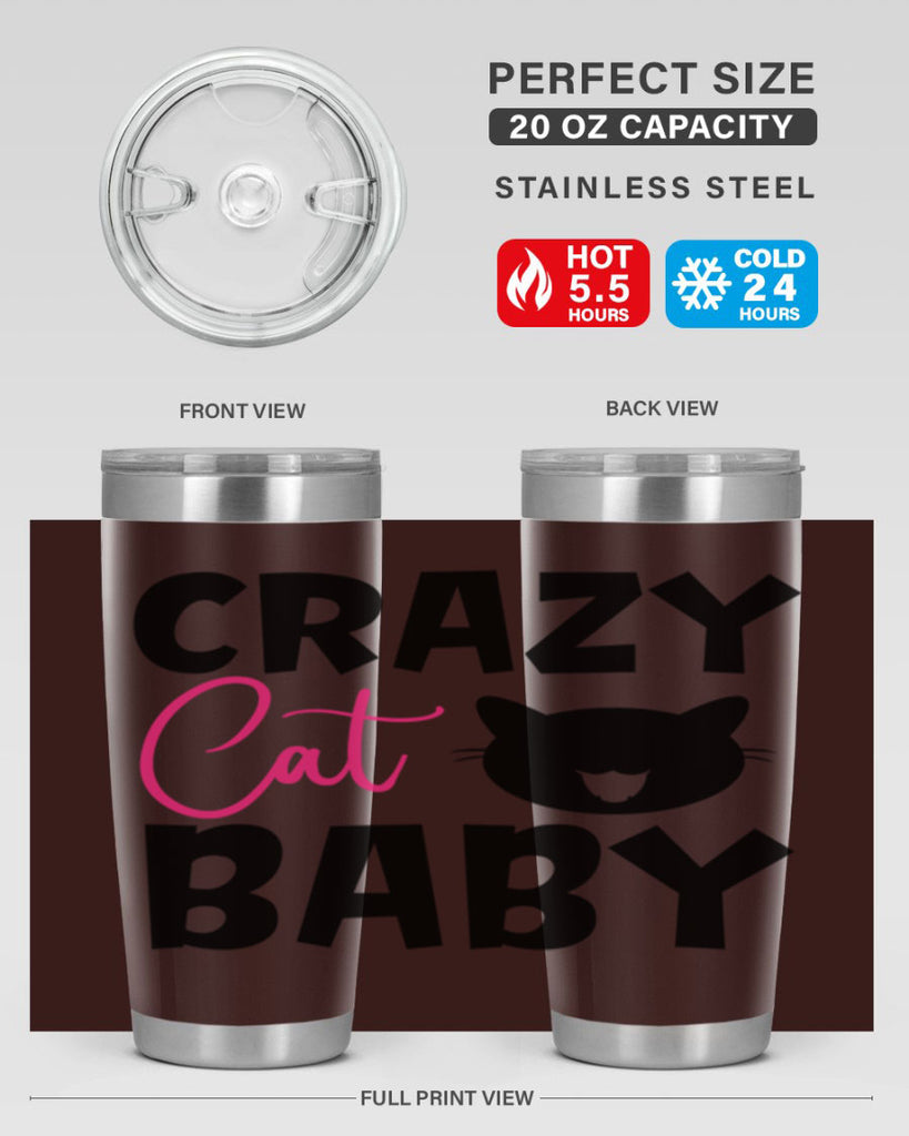 crazy cat baby Style 270#- baby- tumbler