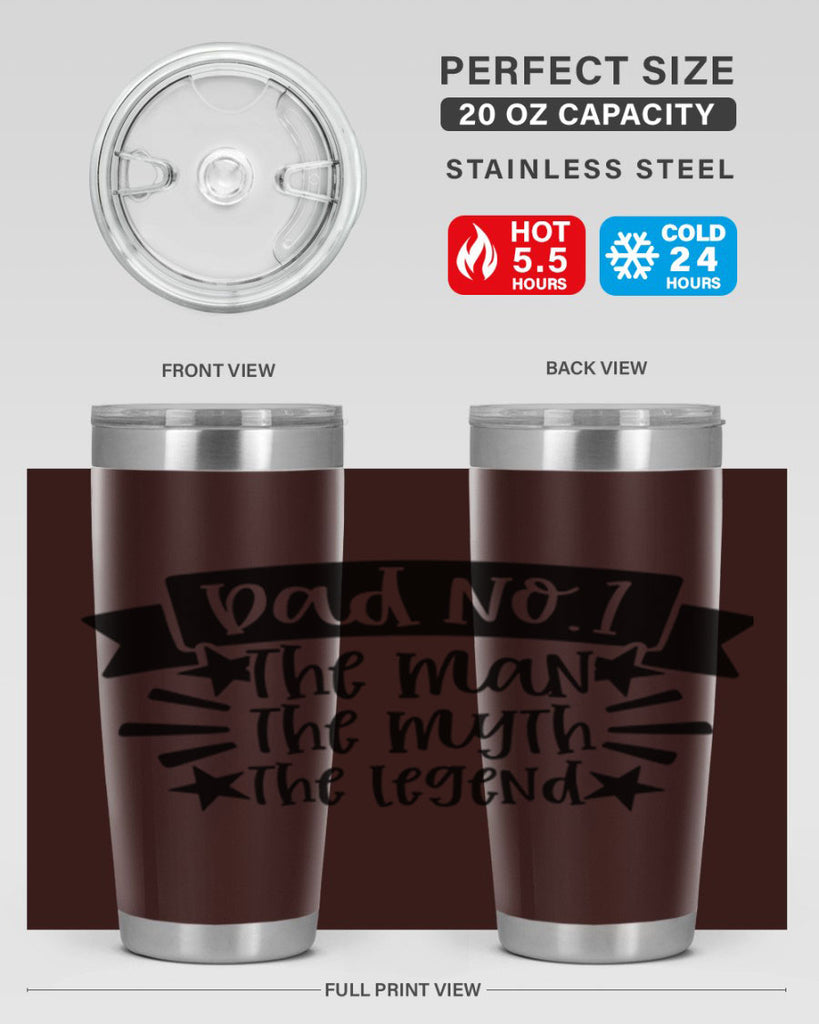 dad no the man the myth the legend 62#- fathers day- Tumbler