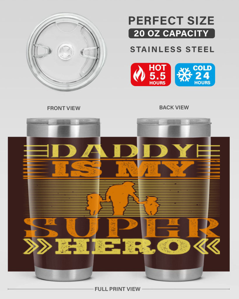 daddy is my super hero 241#- fathers day- Tumbler
